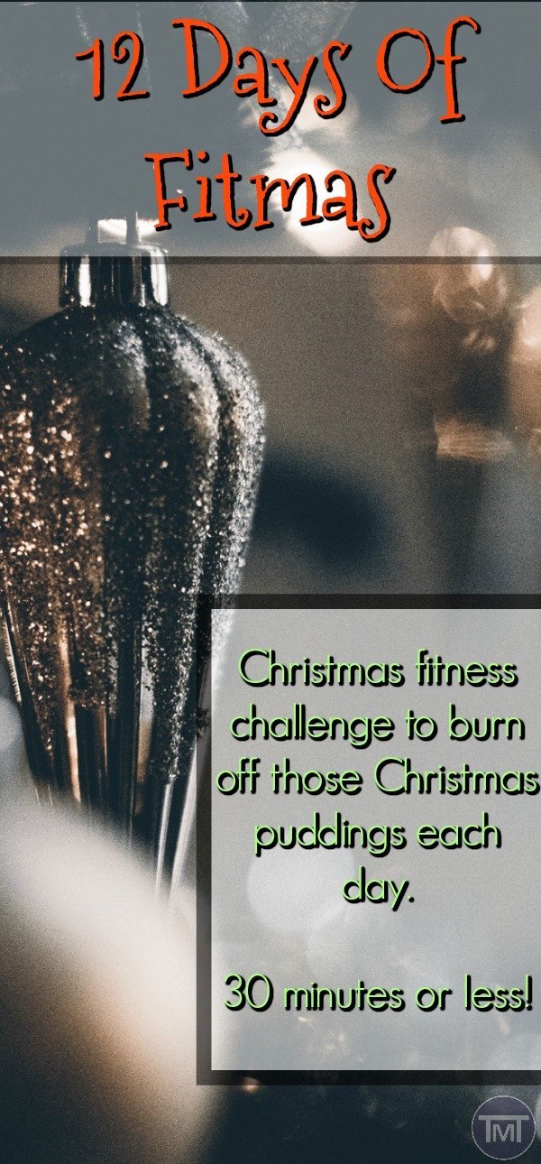 The 12 days of Fitmas, Christmas fitness challenge to help you get a head start on your New Year's resolutions and goals. Plus a way to burn off that Christmas food and do a little to avoid the guilt later. #fitfam #fitnesschallenges #fit #exercise #Christmas #health #exercise
