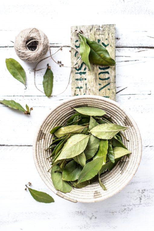 bay leaves homemade natural anti-dandruff hair oil feature image