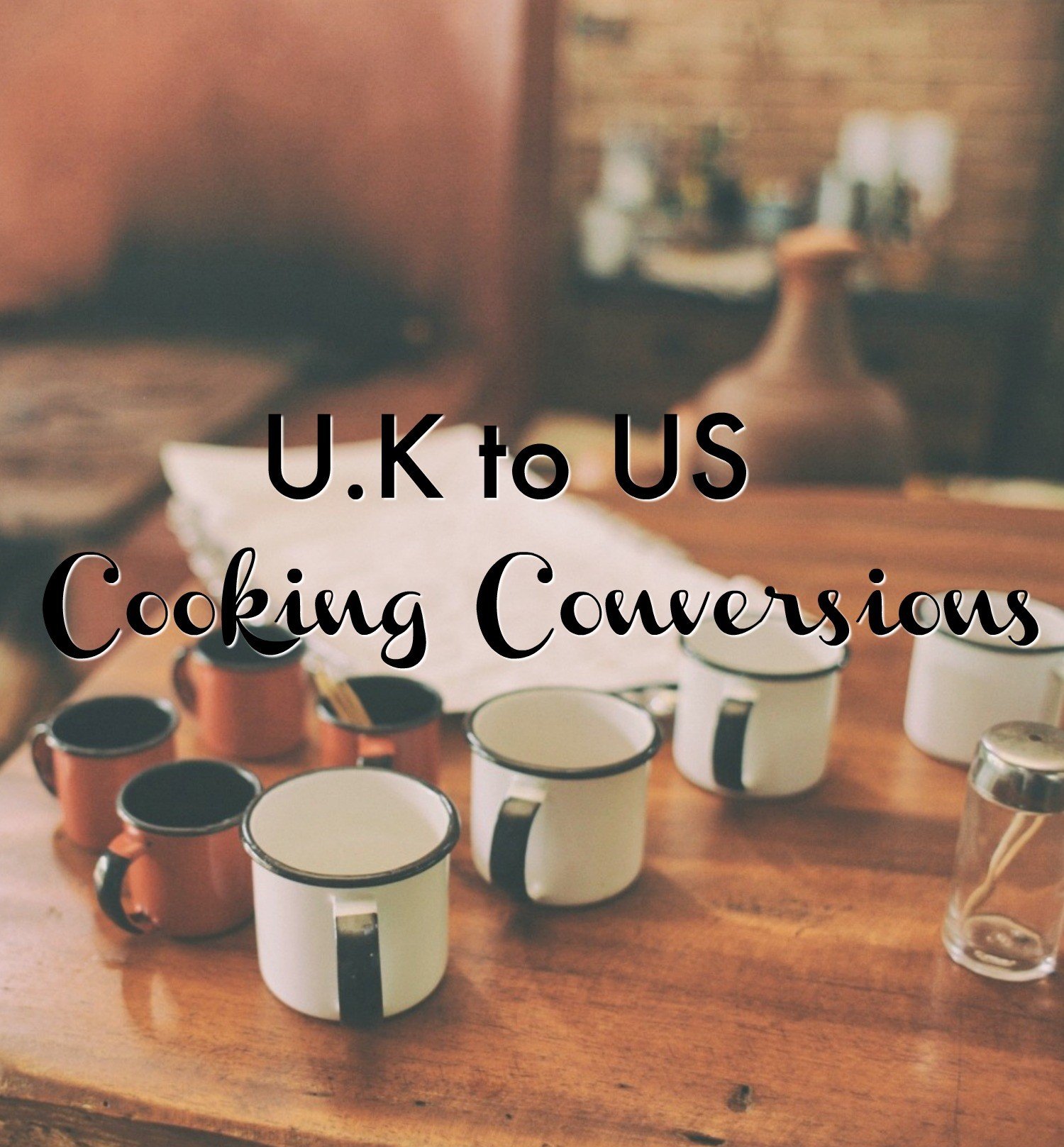 U.K to US cooking conversions