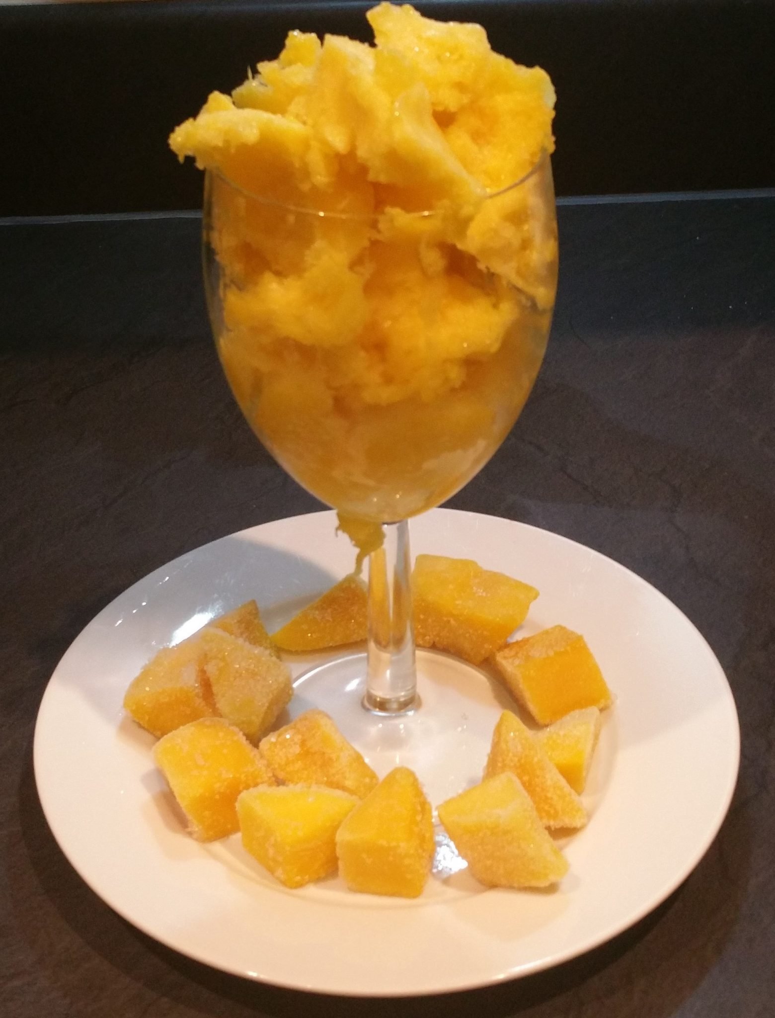 Mango and orange sorbet final