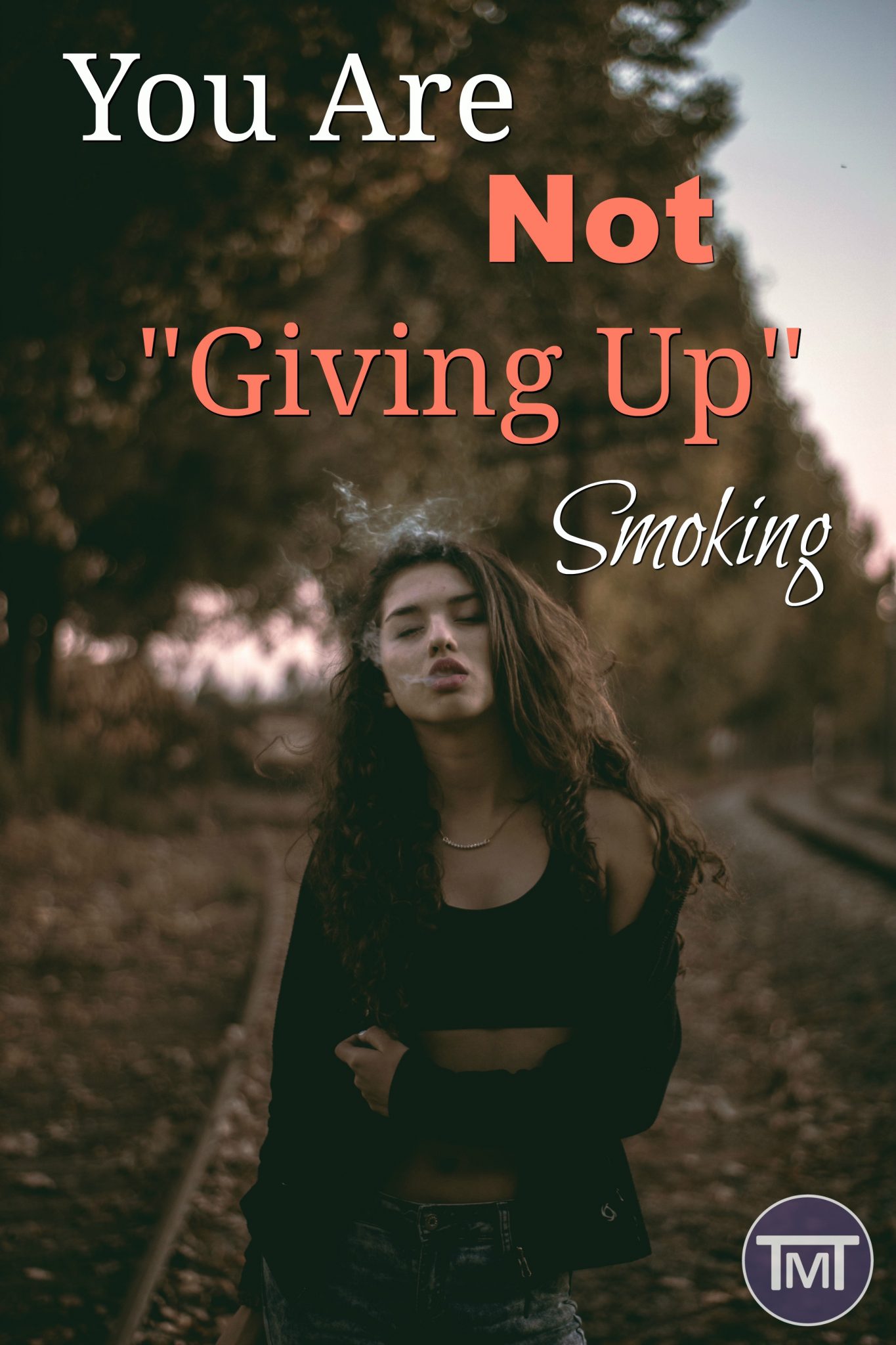 you are not giving up smoking pin