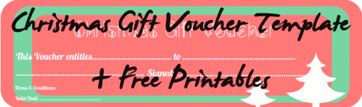 Free Printable Christmas Gift Vouchers - The Mummy Toolbox