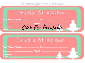 Free Printable Christmas Gift Vouchers - The Mummy Toolbox