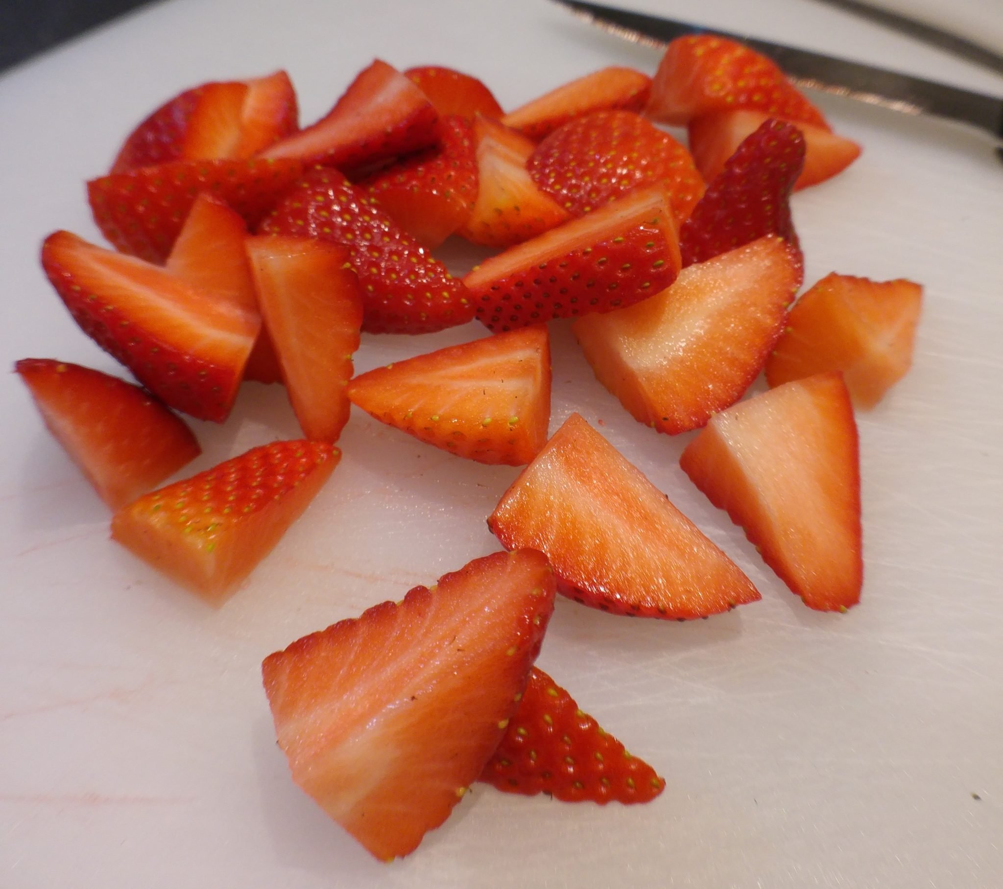 Fresh Chopped Strawberries
