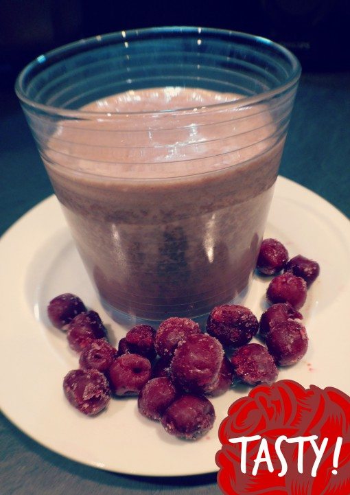 Chocolate and Cherry Protein Smoothie, Tasty, easy and perfect for those foodies who are always on the go!