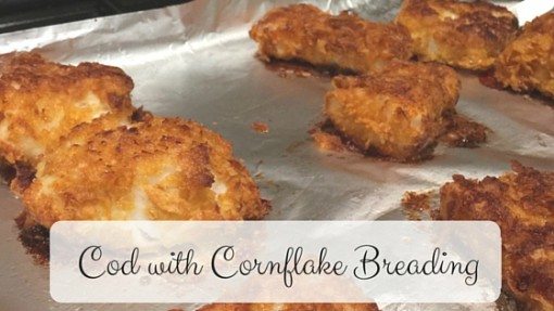 Cuddle Fairy Cod with Cornflake breading - most clicked on #YumTum 8 