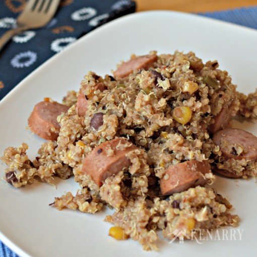 Easy, Turkey Sausage Quinoa by Kenarry