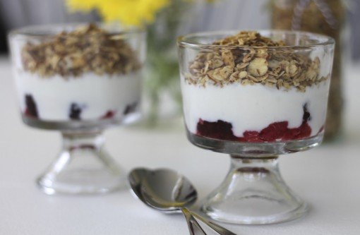 Power Parfaits with Quinoa Granola by Brittany's Pantry