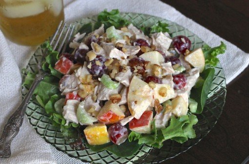 Roast Chicken Waldorf Salad by Brittanys Pantry