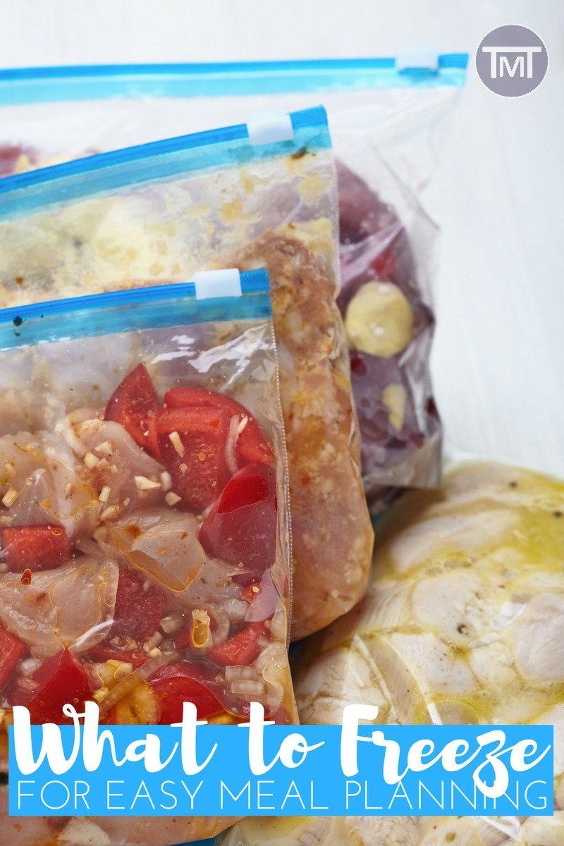 What to Freeze for easier Meal Planning