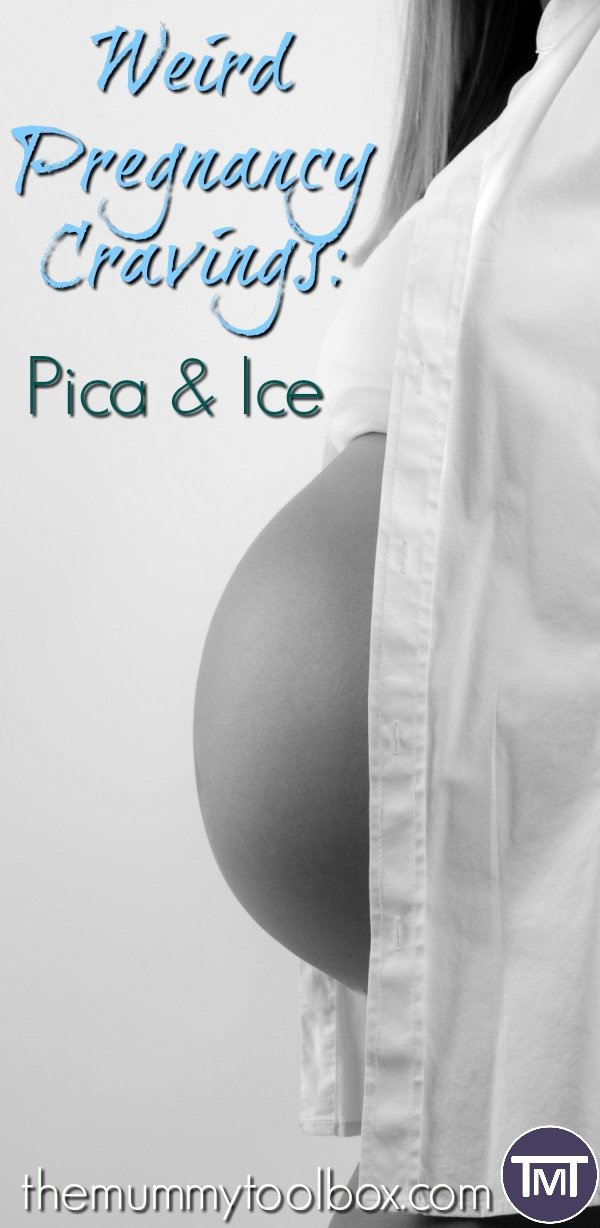 Weird pregnancy cravings pica and ice pin