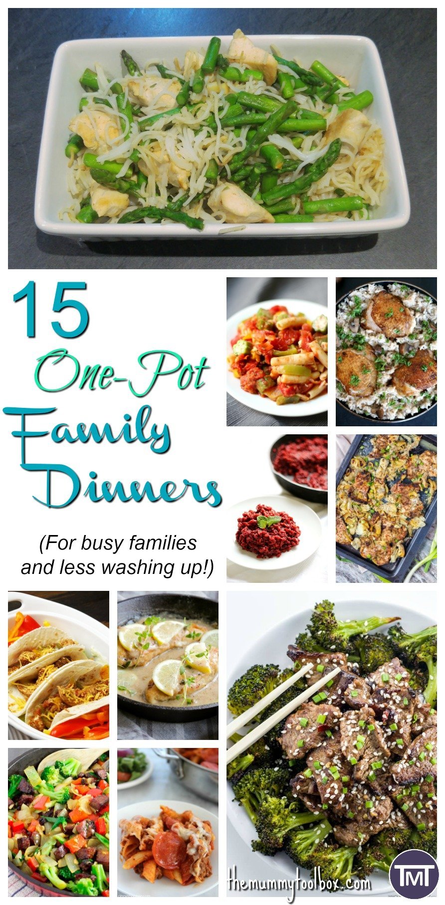 We have a bigger family now with less time to spend on cooking (and washing up) so here are 15 delicious family orientated one pot dinners to save time.