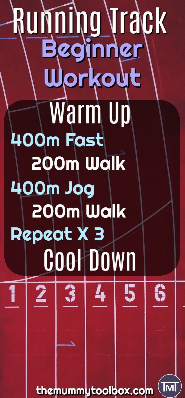 If you're trying to get into running, here is a running track workout that is perfect for beginners with variations to make it easier or harder to suit you.